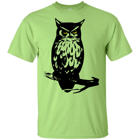 T-Shirts Mint Green / YXS Owl Portrait Youth T-Shirt