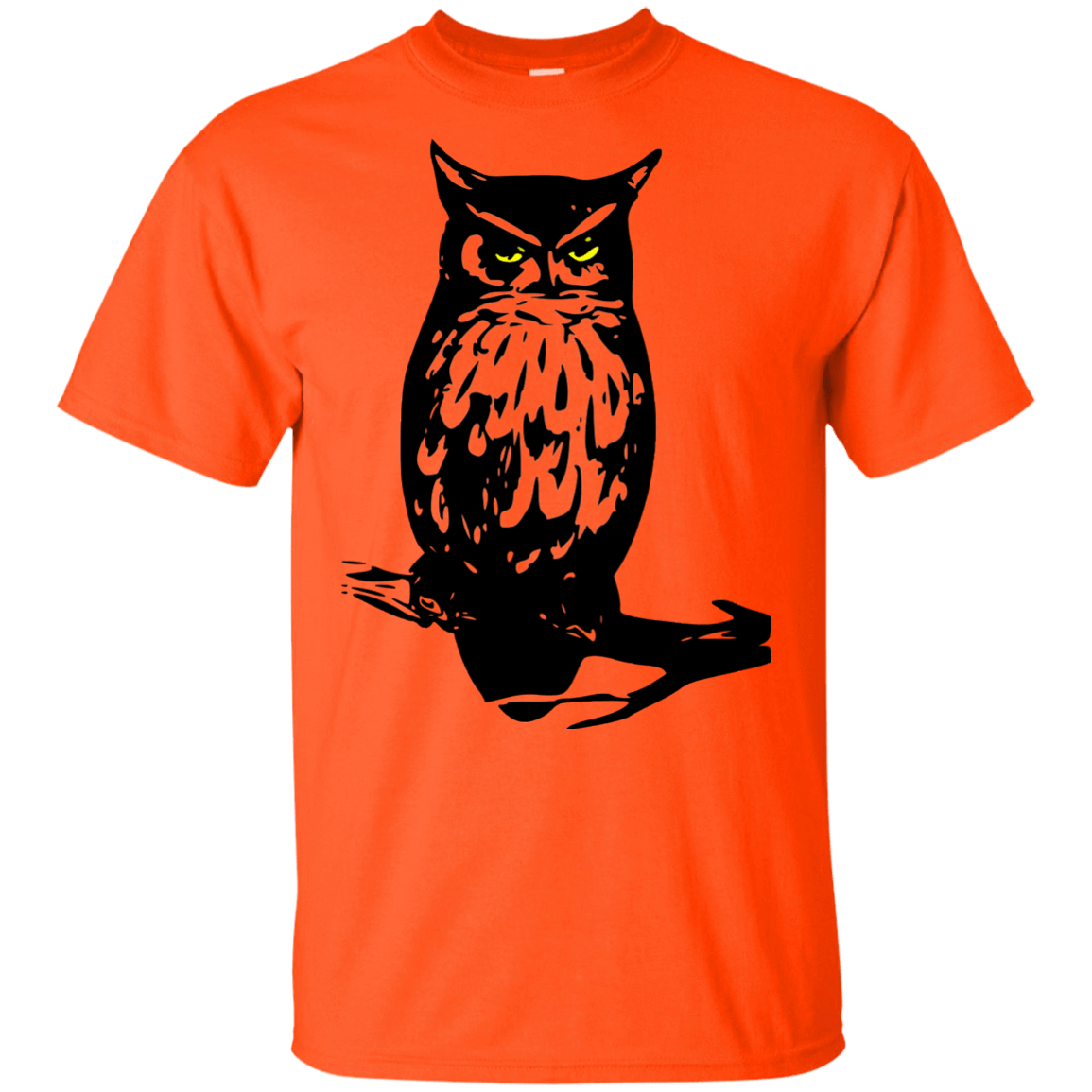 T-Shirts Orange / YXS Owl Portrait Youth T-Shirt