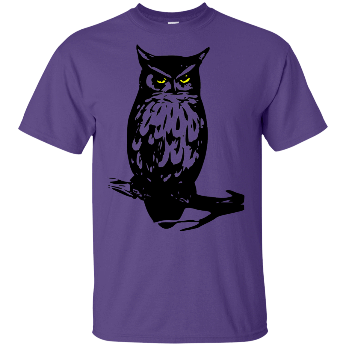 T-Shirts Purple / YXS Owl Portrait Youth T-Shirt