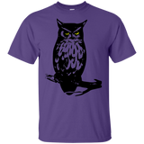 T-Shirts Purple / YXS Owl Portrait Youth T-Shirt