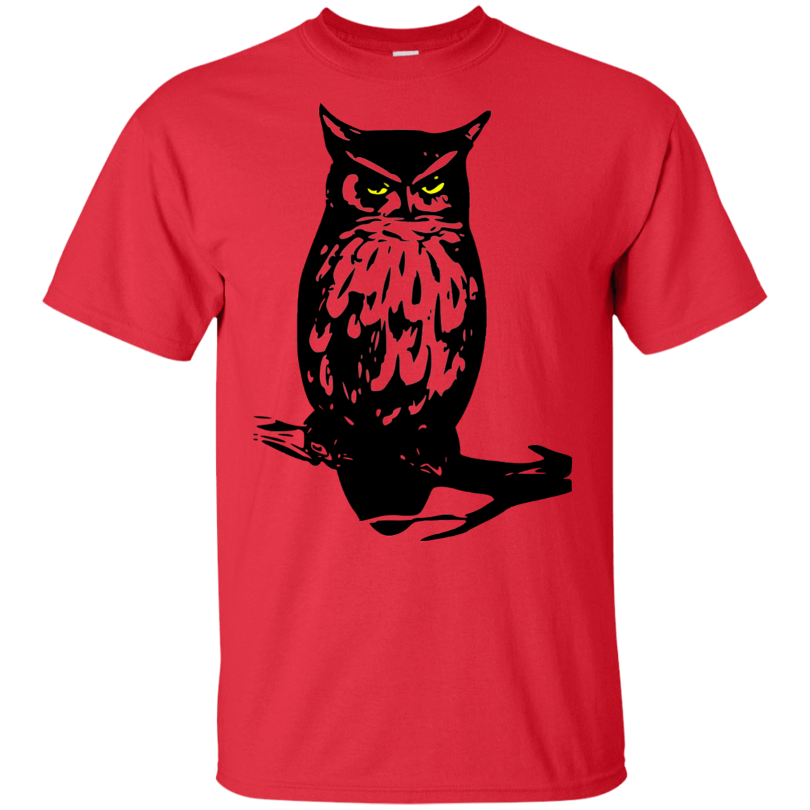 T-Shirts Red / YXS Owl Portrait Youth T-Shirt