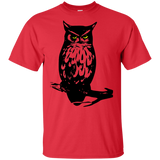 T-Shirts Red / YXS Owl Portrait Youth T-Shirt