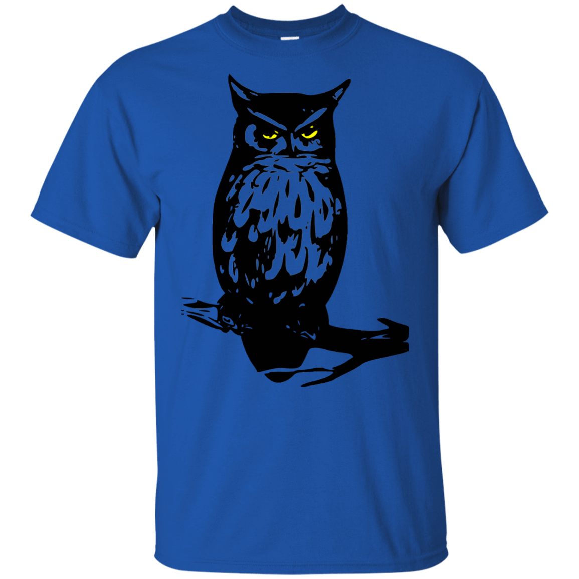 T-Shirts Royal / YXS Owl Portrait Youth T-Shirt