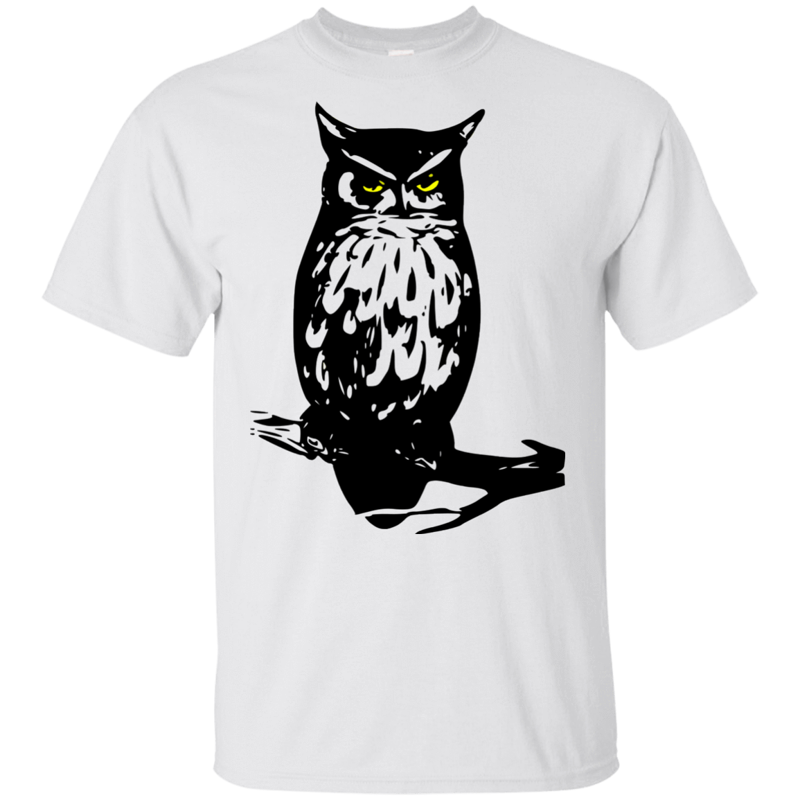 T-Shirts White / YXS Owl Portrait Youth T-Shirt