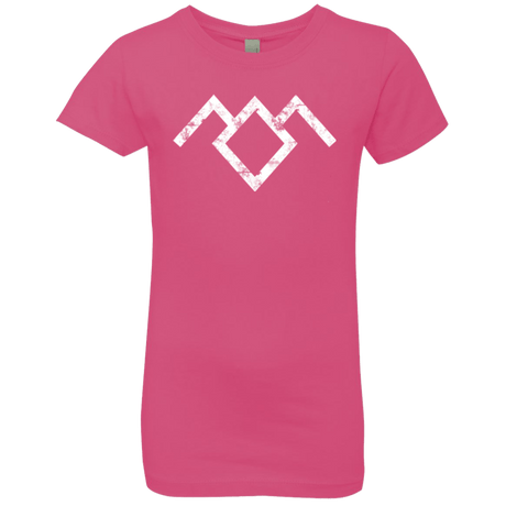 T-Shirts Hot Pink / YXS Owl Symbol Girls Premium T-Shirt