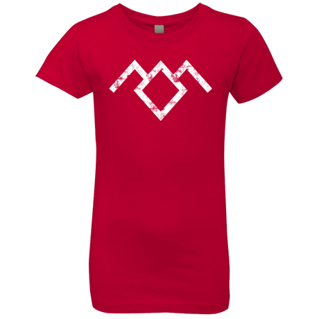 T-Shirts Red / YXS Owl Symbol Girls Premium T-Shirt
