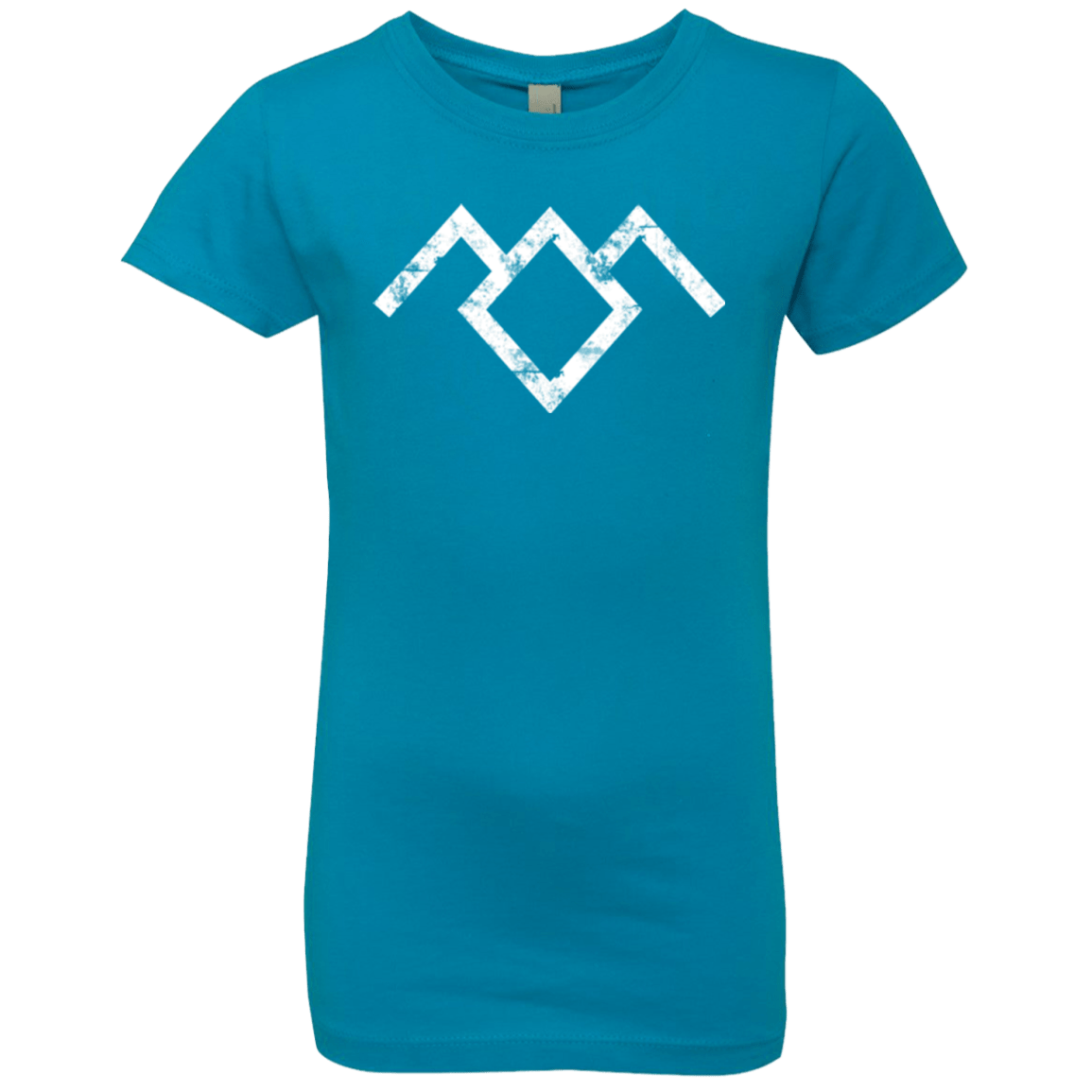 T-Shirts Turquoise / YXS Owl Symbol Girls Premium T-Shirt