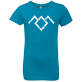 T-Shirts Turquoise / YXS Owl Symbol Girls Premium T-Shirt