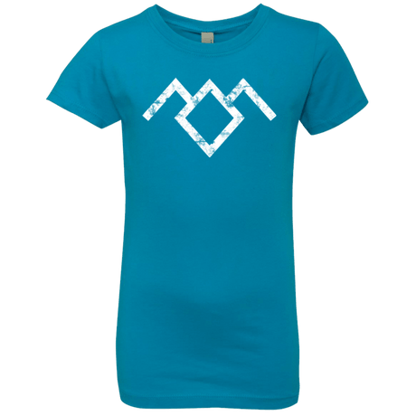 T-Shirts Turquoise / YXS Owl Symbol Girls Premium T-Shirt