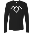 T-Shirts Black / Small Owl Symbol Men's Premium Long Sleeve