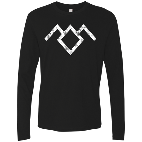 T-Shirts Black / Small Owl Symbol Men's Premium Long Sleeve