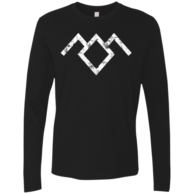 T-Shirts Black / Small Owl Symbol Men's Premium Long Sleeve
