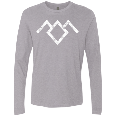 T-Shirts Heather Grey / Small Owl Symbol Men's Premium Long Sleeve