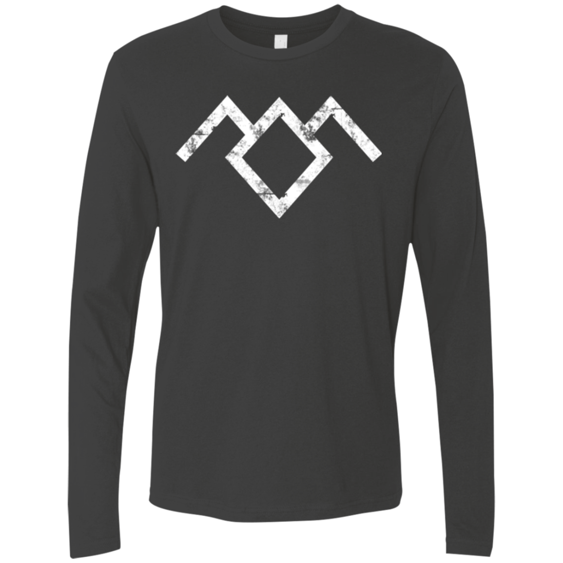 T-Shirts Heavy Metal / Small Owl Symbol Men's Premium Long Sleeve