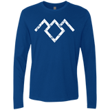 T-Shirts Royal / Small Owl Symbol Men's Premium Long Sleeve