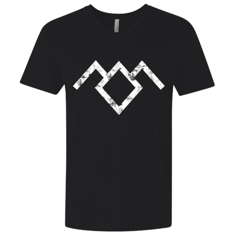 T-Shirts Black / X-Small Owl Symbol Men's Premium V-Neck