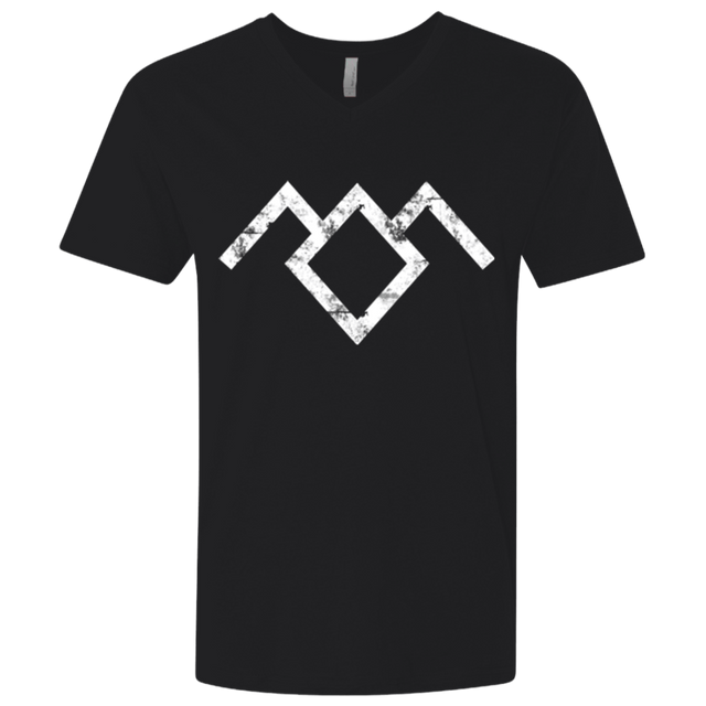 T-Shirts Black / X-Small Owl Symbol Men's Premium V-Neck