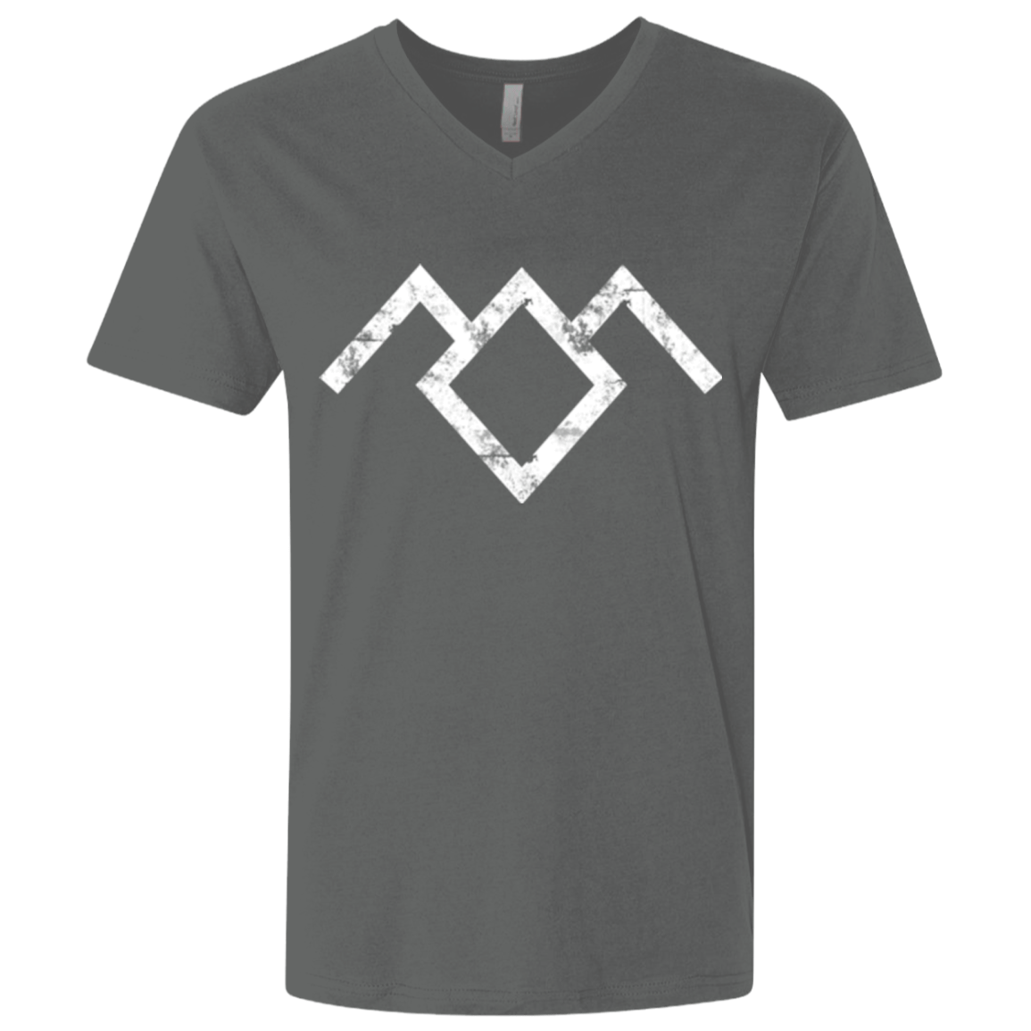 T-Shirts Heavy Metal / X-Small Owl Symbol Men's Premium V-Neck