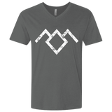T-Shirts Heavy Metal / X-Small Owl Symbol Men's Premium V-Neck