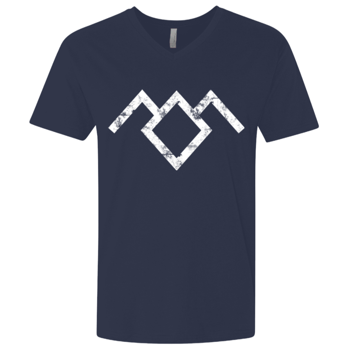 T-Shirts Midnight Navy / X-Small Owl Symbol Men's Premium V-Neck