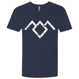 T-Shirts Midnight Navy / X-Small Owl Symbol Men's Premium V-Neck