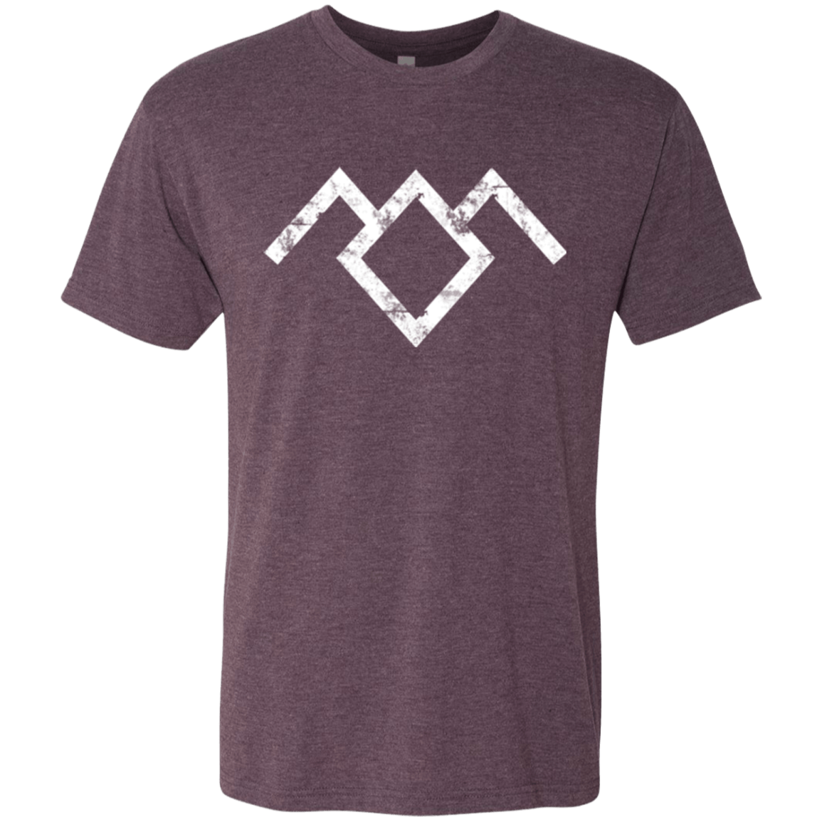 T-Shirts Vintage Purple / Small Owl Symbol Men's Triblend T-Shirt