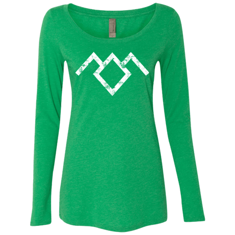 T-Shirts Envy / Small Owl Symbol Women's Triblend Long Sleeve Shirt
