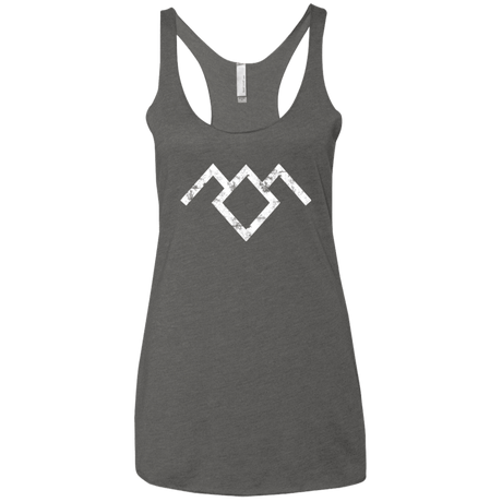T-Shirts Premium Heather / X-Small Owl Symbol Women's Triblend Racerback Tank