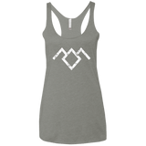 T-Shirts Venetian Grey / X-Small Owl Symbol Women's Triblend Racerback Tank