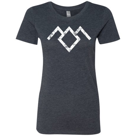 T-Shirts Vintage Navy / Small Owl Symbol Women's Triblend T-Shirt