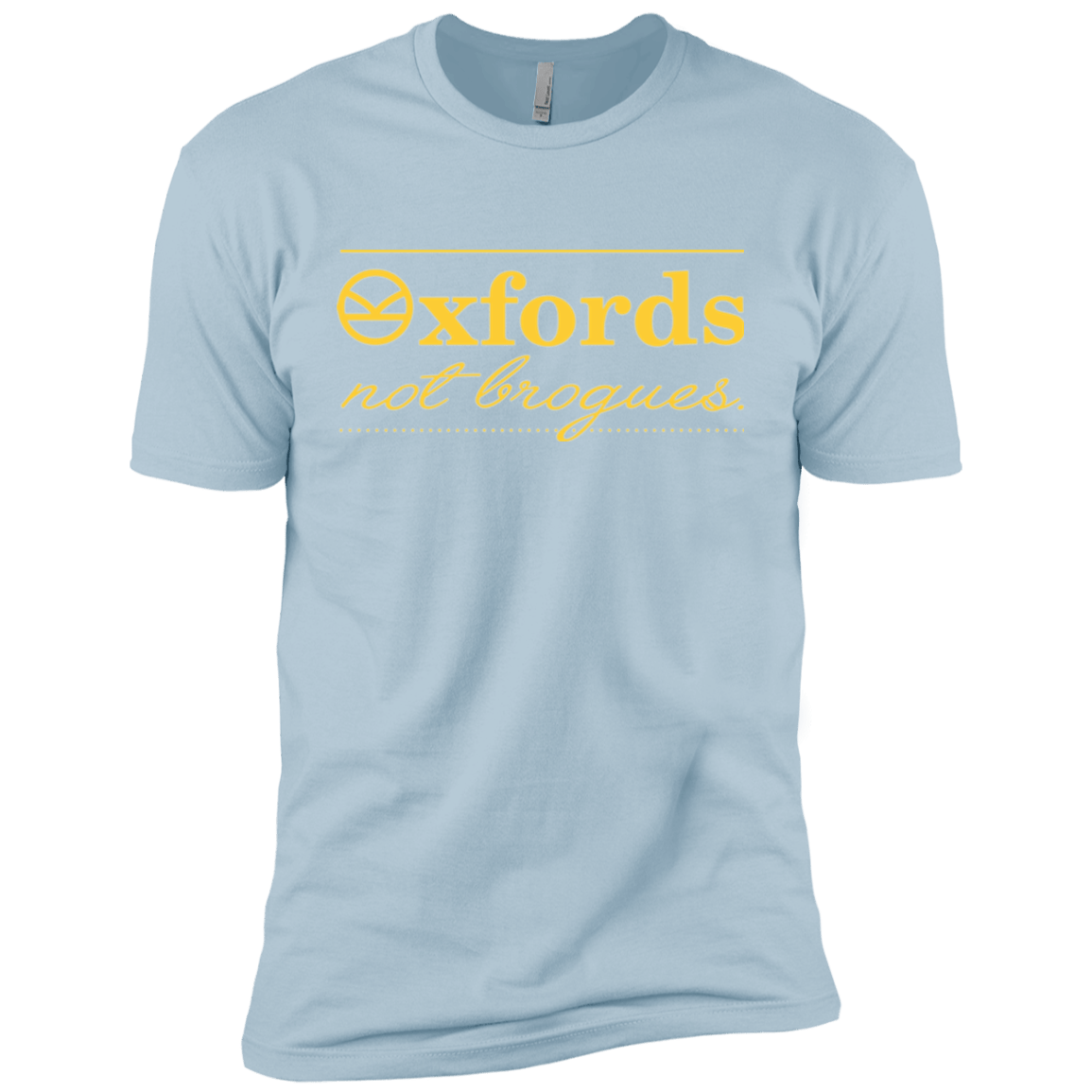T-Shirts Light Blue / YXS Oxfords Not Brogues Boys Premium T-Shirt