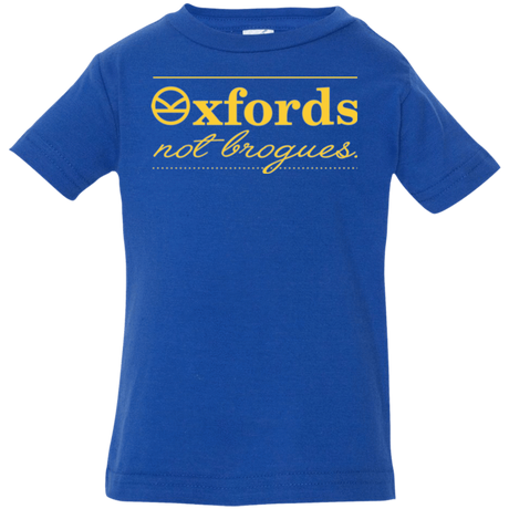 T-Shirts Royal / 6 Months Oxfords Not Brogues Infant PremiumT-Shirt