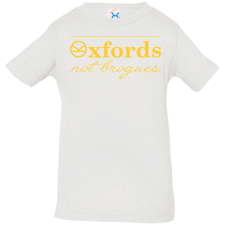 T-Shirts White / 6 Months Oxfords Not Brogues Infant PremiumT-Shirt
