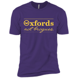 T-Shirts Purple / X-Small Oxfords Not Brogues Men's Premium T-Shirt