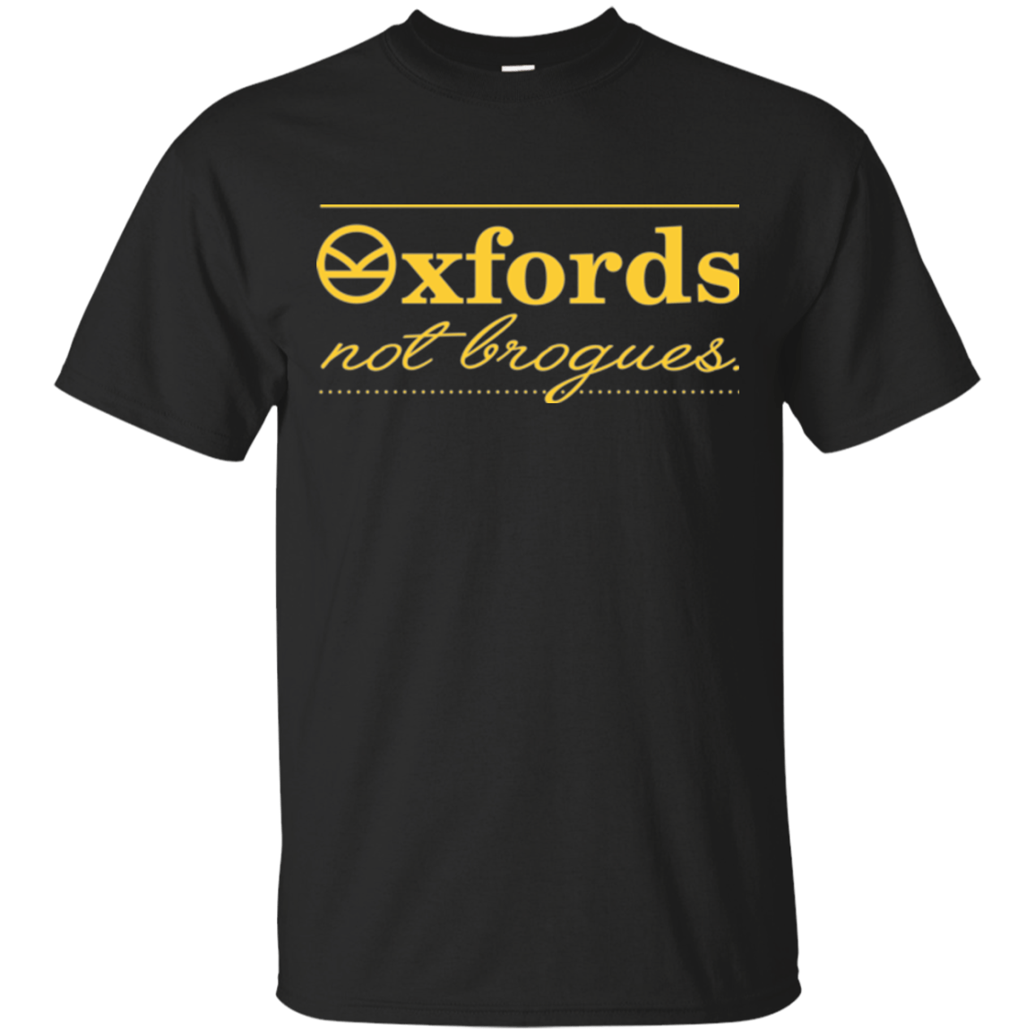 T-Shirts Black / Small Oxfords Not Brogues T-Shirt