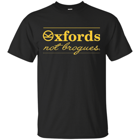 T-Shirts Black / Small Oxfords Not Brogues T-Shirt