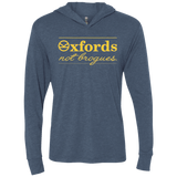 T-Shirts Indigo / X-Small Oxfords Not Brogues Triblend Long Sleeve Hoodie Tee