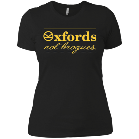 T-Shirts Black / X-Small Oxfords Not Brogues Women's Premium T-Shirt