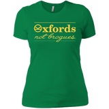 T-Shirts Kelly Green / X-Small Oxfords Not Brogues Women's Premium T-Shirt