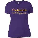 T-Shirts Purple / X-Small Oxfords Not Brogues Women's Premium T-Shirt