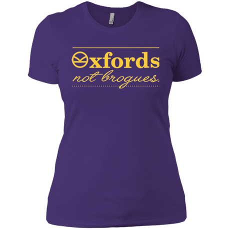 T-Shirts Purple / X-Small Oxfords Not Brogues Women's Premium T-Shirt