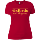 Oxfords Not Brogues Women's Premium T-Shirt