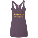 T-Shirts Vintage Purple / X-Small Oxfords Not Brogues Women's Triblend Racerback Tank