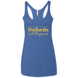 T-Shirts Vintage Royal / X-Small Oxfords Not Brogues Women's Triblend Racerback Tank