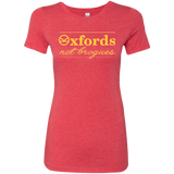 T-Shirts Vintage Red / Small Oxfords Not Brogues Women's Triblend T-Shirt
