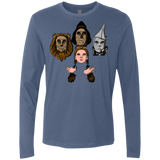 T-Shirts Indigo / S Oz Rhapsody Men's Premium Long Sleeve