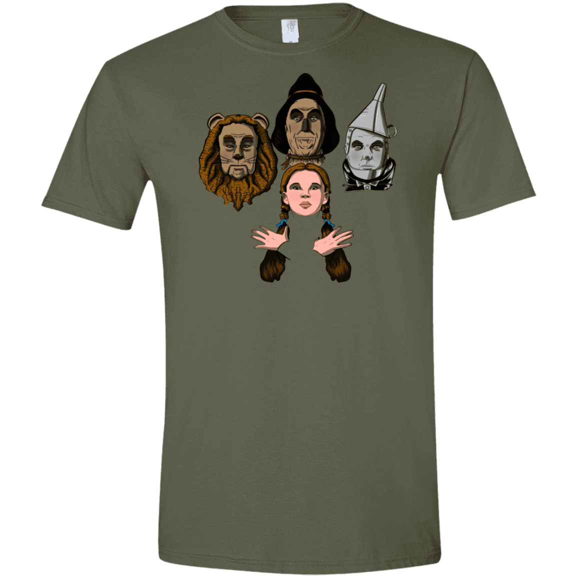 T-Shirts Military Green / S Oz Rhapsody Men's Semi-Fitted Softstyle