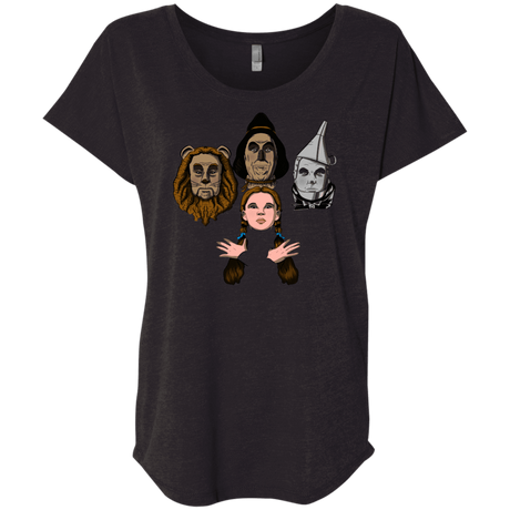 T-Shirts Vintage Black / X-Small Oz Rhapsody Triblend Dolman Sleeve