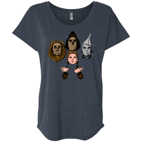 T-Shirts Vintage Navy / X-Small Oz Rhapsody Triblend Dolman Sleeve