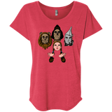 T-Shirts Vintage Red / X-Small Oz Rhapsody Triblend Dolman Sleeve